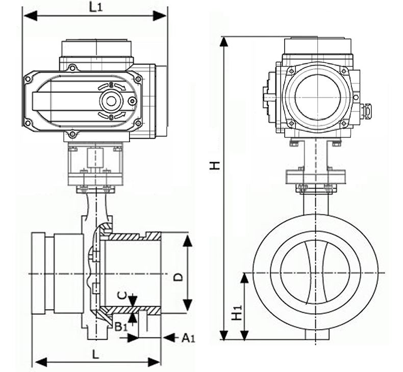 D981X-16Q电动沟槽蝶阀结构图.jpg