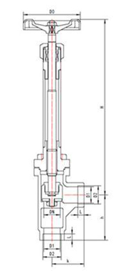 低温角式截止阀(图1)