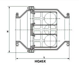 HQ44X微阻球形止回阀(图1)